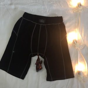 Black athletic underwear / compression shorts